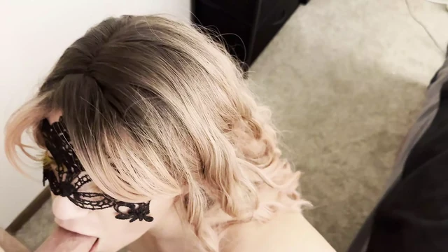 Erin Ashley worships and deepthroats cock