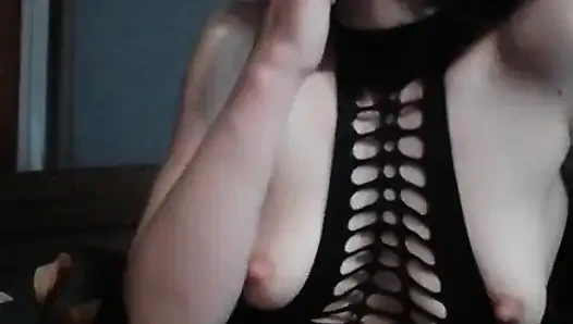 Rambut cokelat yang menggoda