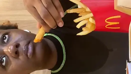 Public McDonald's Mukbang
