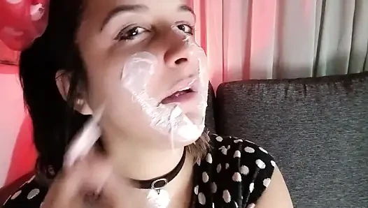 Membuat bubblegum berantakan - pakaian minnie - bunny looner