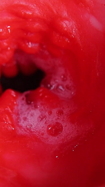 A huge cock inside a wet hole spews liquid and will soon fill with milk | Clip 1
