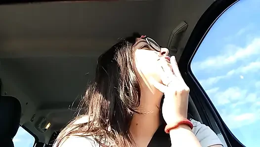 Doing Big Bubbles Next to My Uber Driver - Bunny Looner
