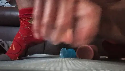 Zwei Dildos in Der Muschi Hautnah Orgasmus
