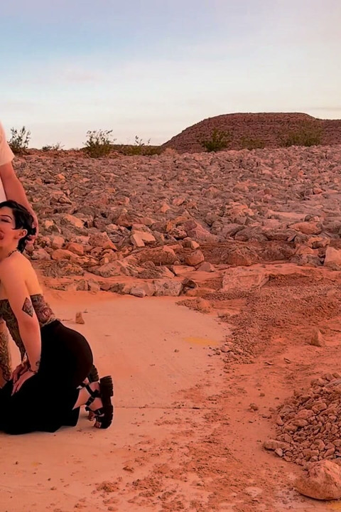 Outdoor Sloppy Face Fuck W/ Justanicecock