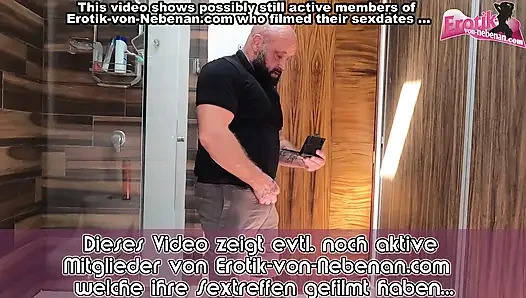 German big tits amateur teen fucks vaginal and anal POV