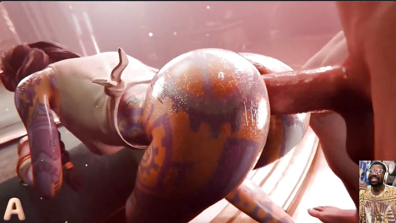 Bald Ass Cunt Eve Gets Bulging Pussy Fucked, Jules Gets Backshots From Behind