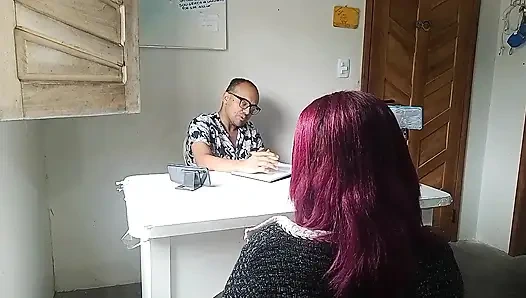 A Hot Interview with Her Big Tits and Ass