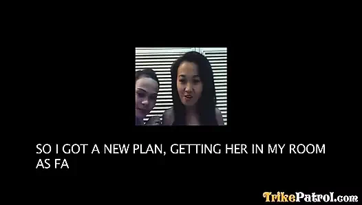 Tattoos & creamy fillings for this asian beauty