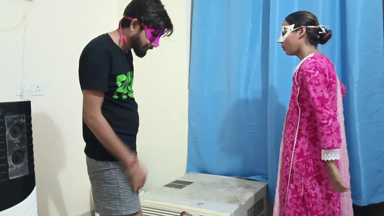 Electrician fucking full night with stranger bhabhi