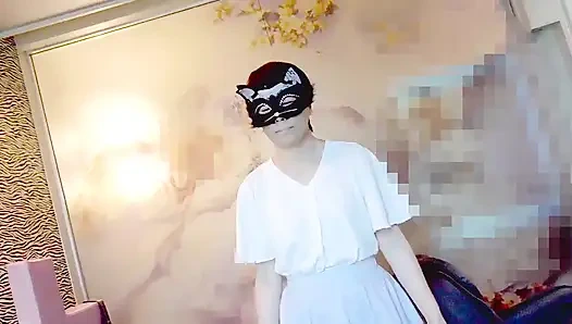 Mayu no60, topeng, garis-garis cacat, orgasme mata putih, jilat anal, sepong sampai muncrat