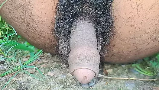 Desi Hot Gay Pissing in the Jungle in Solo.