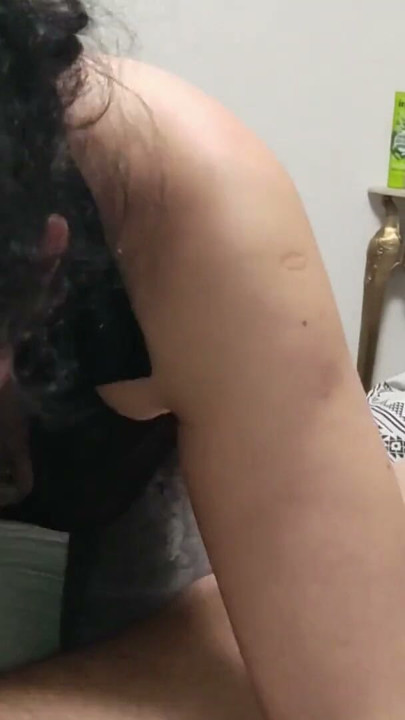 Mature MILF Cum in Mouth after to help his Stepson with Blowjob | Clip 1