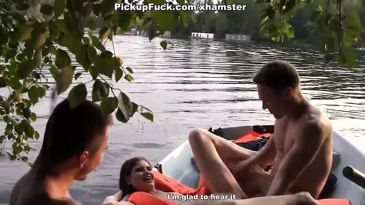 Three men in a boat (to say nothing of a pick up girl) scene