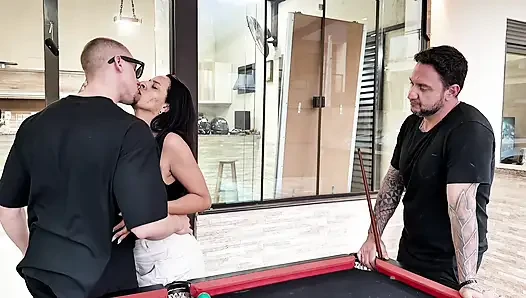 I bet that if he won I would let him eat my wife, he won!