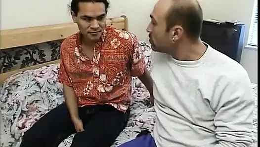 Lustful couple has a bisexual wild fuck