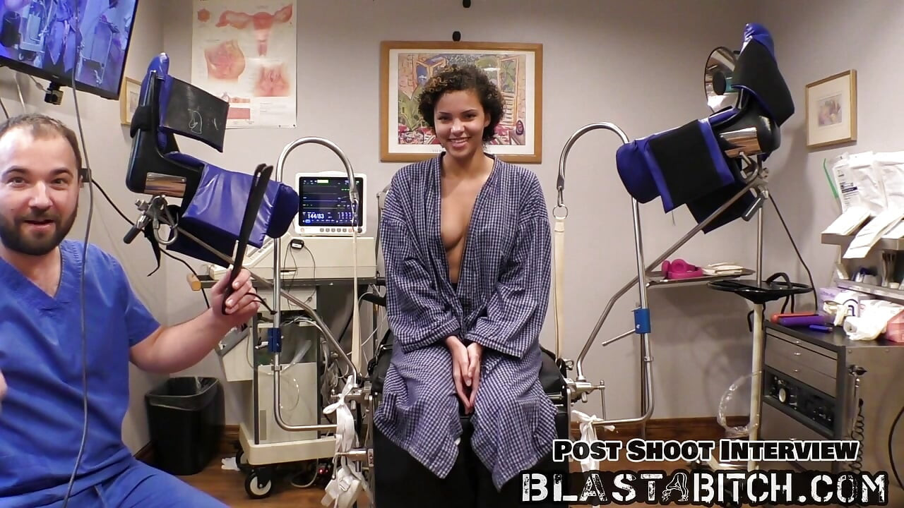 Doctor Blasts Patient Rebel Wyatt's Pussy With Cum