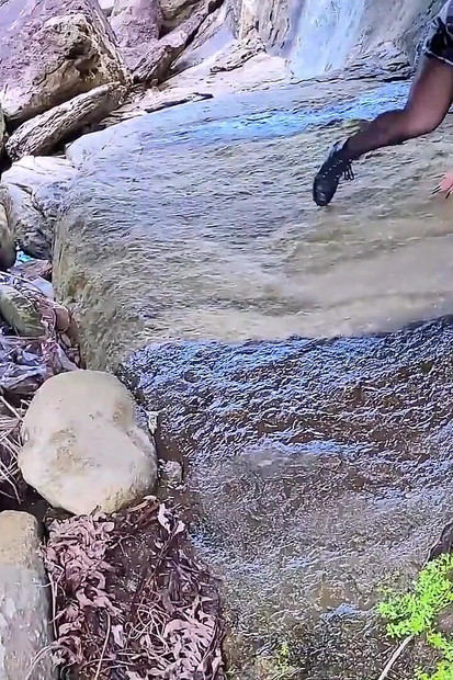 Lost Girl Getting Milk From a Stranger's Mouth.