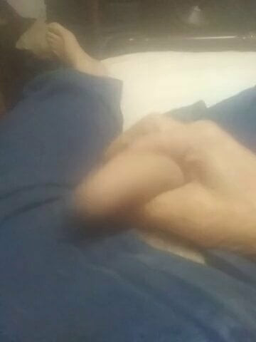 Stroking my cock