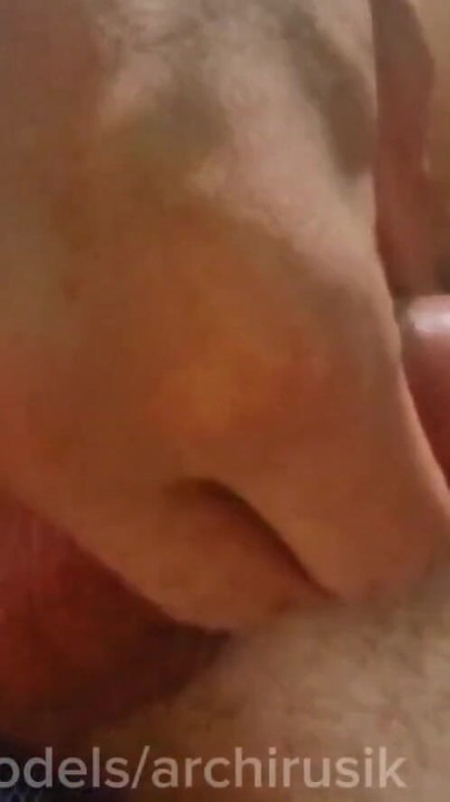 A horny hetero man got into my car and fucked my smooth hole without a condom, filling it with hot cum! | Clip 2