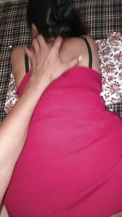 Indian chubby girlfriend fuck in western dress