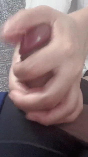 My Asian female boss gave me a handjob today | Clip 1