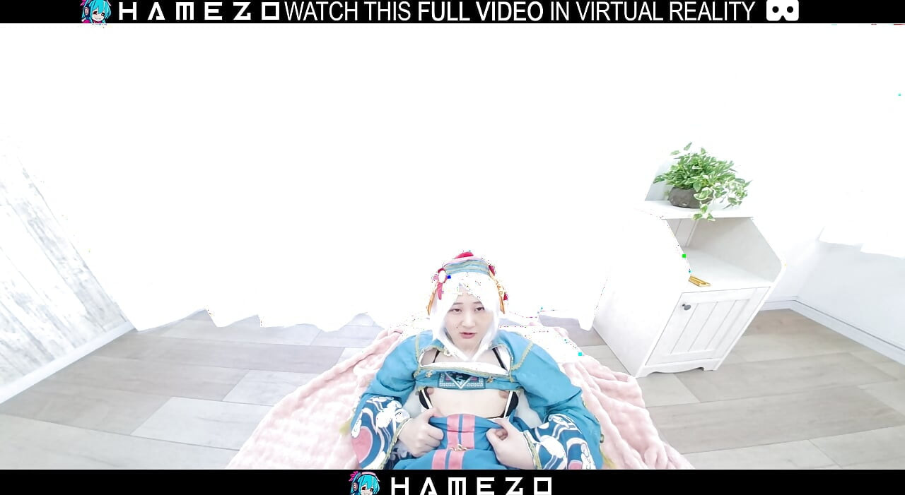 Sexy japanisches mädchen mayu Kanzaki lutscht schwanz, bevor sie in VR hart gefickt wird.