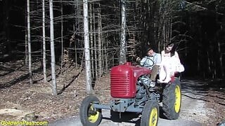Lederhosen wedding fuck party