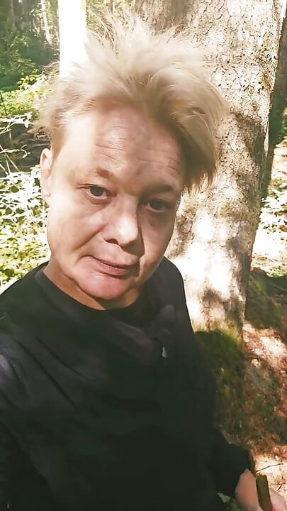 I'm Wandering Around in the Woods, Exhibitionism, Looking for a Good Cock to Fuck Me.