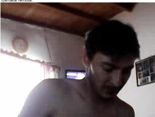 Straight guys feet on webcam #420
