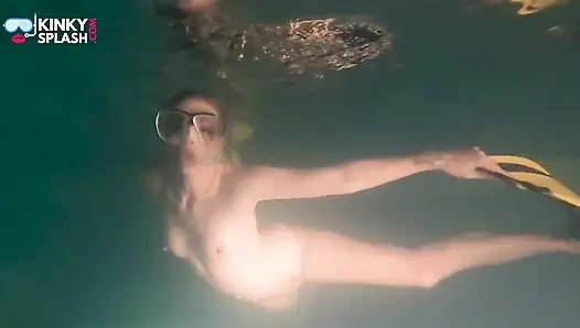 Naked Snorkel Night Slut Underwater Play