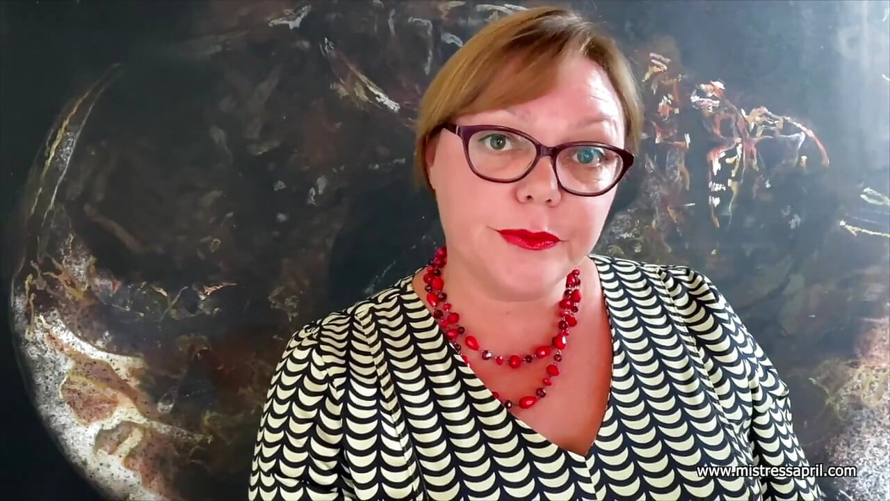 Dominatrix Mistress April - Uzależniony brudny niewolnik