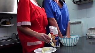 Giada i Michelle Lesbijki w kuchni