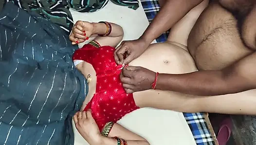 Rajasthani meenu bhabhi ne laal balauj me apne devar sa chudwai