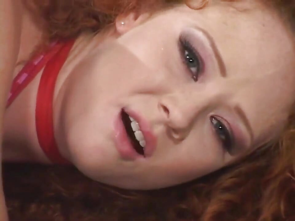 Hard anal impact for a busty redhead