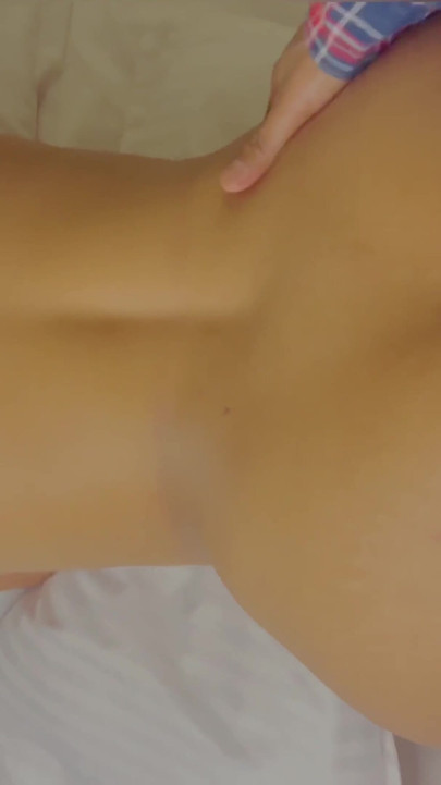 Captivating moment from "Fucked girlfriend cute step sister alone in the room Special FanClub this video with English text"