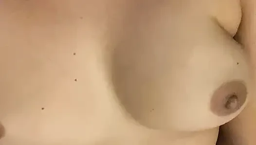 She loves to touch her big pussy while teasing you to cum too.