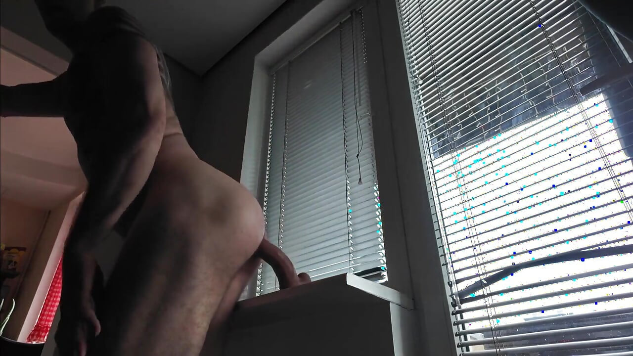 Mister Tall Rides a Tall Dildo