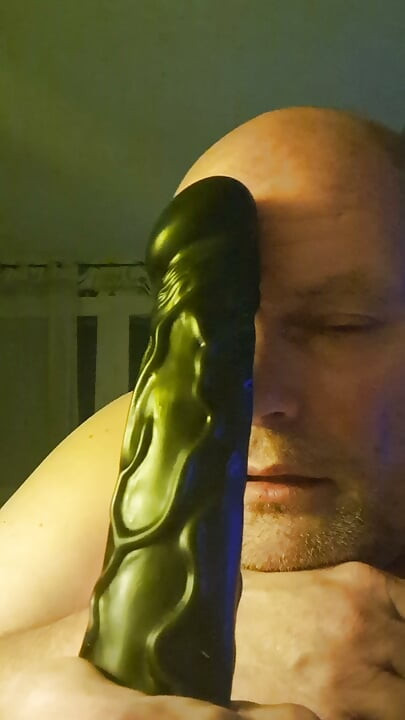 The slut anal unplugged and fucked again with the dildo and plugged again