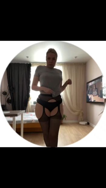 I'm showing my cuckold what outfit I'm going to get fucked in today