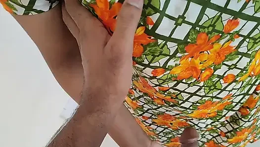 Catching The Gorgeous Maid Alone In The House!