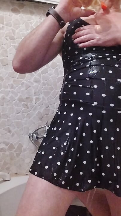 Pissing in the bathroom