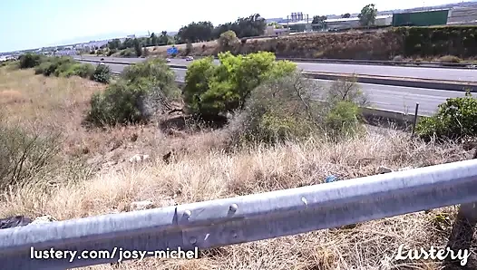 We are going on a roadtrip through Spain. Best side of the road blowjob!!