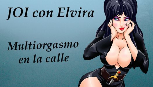 Spaanse joi con Elvira, meesteres van het donker.