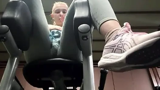 I fuck my gym trainer at home when my HUSBAND is at work!