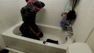 Sissy maids enema auto bondage