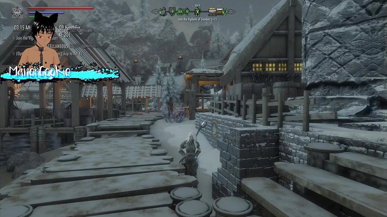 Skyrim B and L mod - Some more exploring and even a cave, time for some ladies