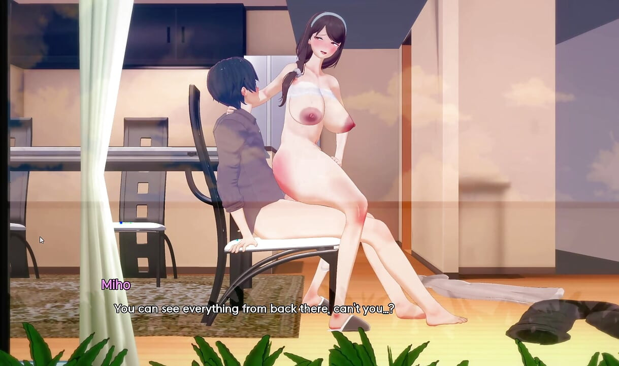 He fucks that busty auntie