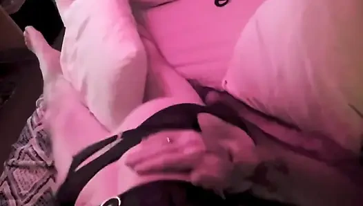 She cums hard riding that dick