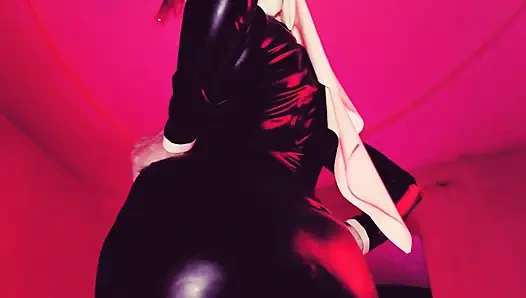 Госпожа Eva Latex, монахиня фетиш богиня-домина, БДСМ, женское доминирование, горячее соло