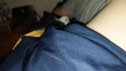 My wife out cold in bed gets fucked and creampied